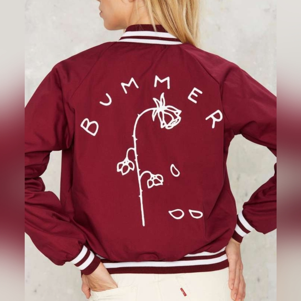 MNKR Bummer Rose Graphic Jacket | 